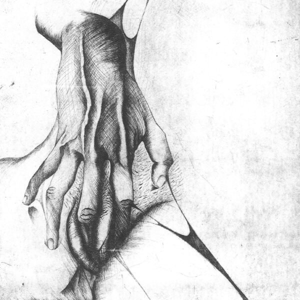 Pénétration IV, gravure à l'eau-forte, 30 x 40 cm, 2021